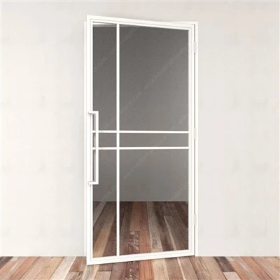 Puertas interiores de acero y vidrio